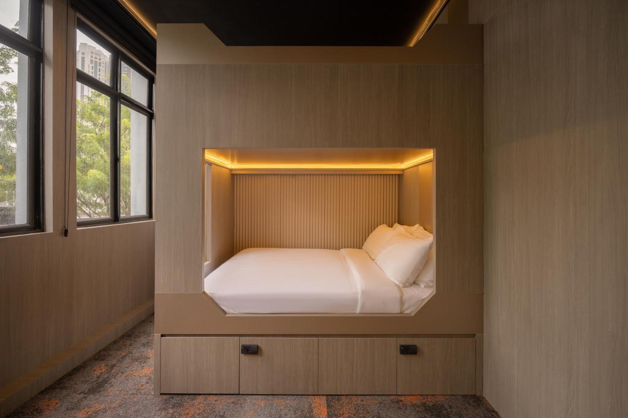 Cube Social Boutique Capsule Hotel At Boat Quay Singapore Eksteriør billede