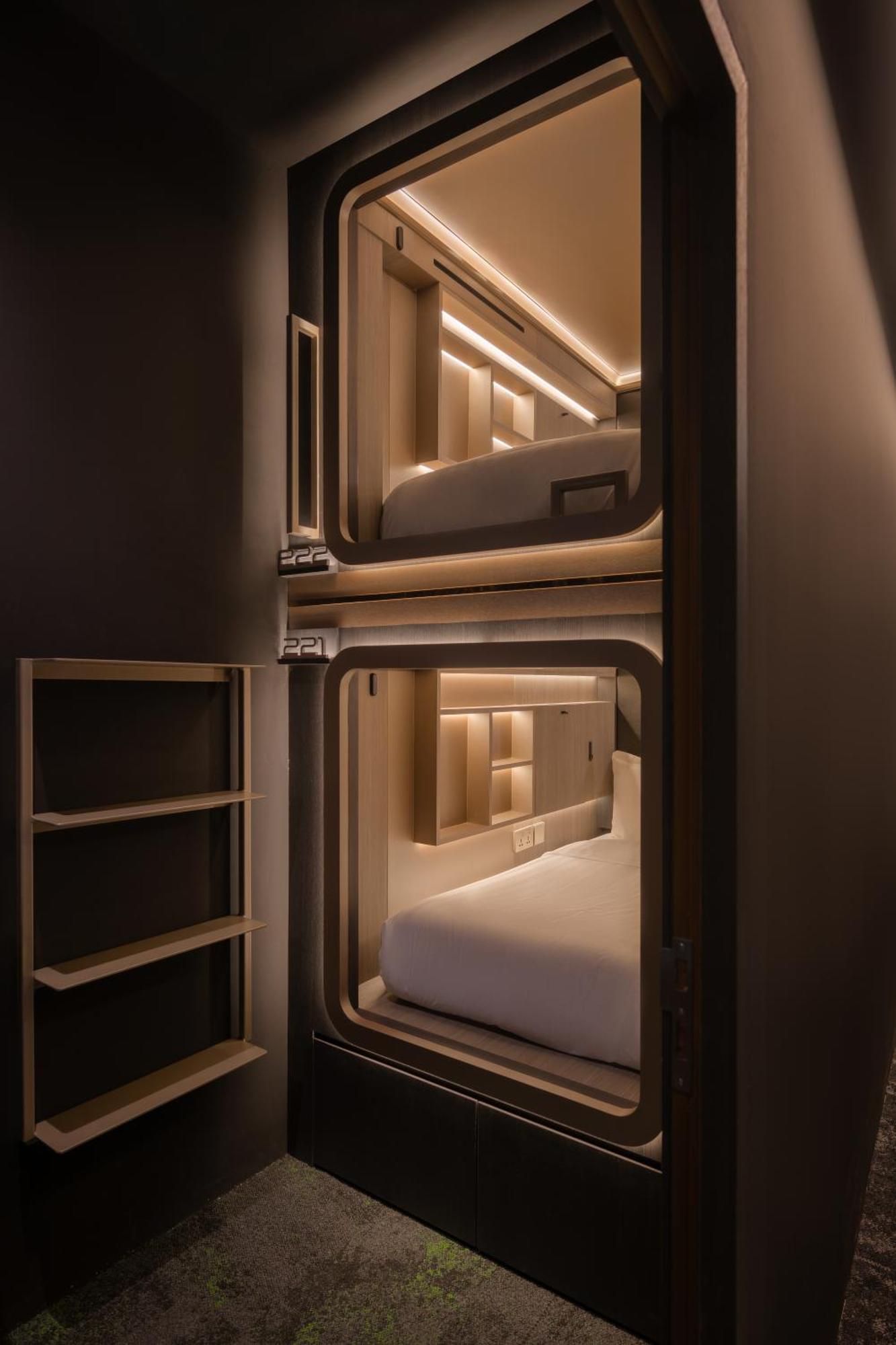 Cube Social Boutique Capsule Hotel At Boat Quay Singapore Eksteriør billede